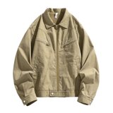 秋冬新款夹克全棉水洗重磅青少年外套日系棒球服上衣GS6392-P105，男装夹克，星座1206（原A206）