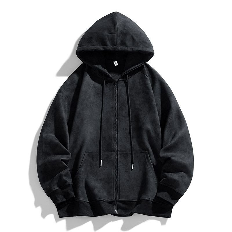 麂皮绒开衫男女春秋新款美式潮牌休闲宽松卫衣外套HH8915-P50,女装短外套,星座1206（原A206）