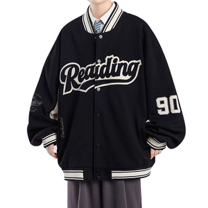 秋季男士夹克休闲宽松百搭棒球服外套情侣款HS8203-P68图片