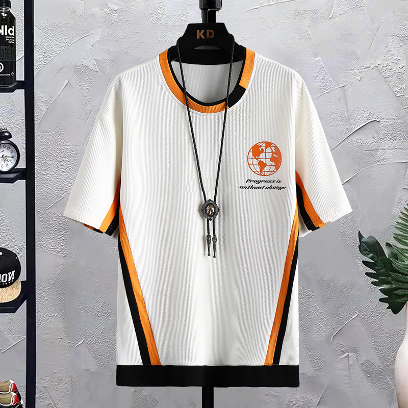 夏季休闲套装男衬衫短袖T恤男装一套短袖五分裤衣服TZ6895-P58,男装休闲套装,星座1206（原A206）