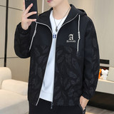 春季连帽外套男士新款宽松潮流夹克学生连帽夹克外套YCGW8839-P70，男装夹克，星座1206（原A206）