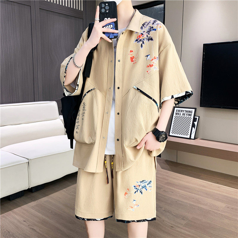 夏季T恤套装一套两件套男外套JMTZ721-P55,男装T恤,星座1206（原A206）