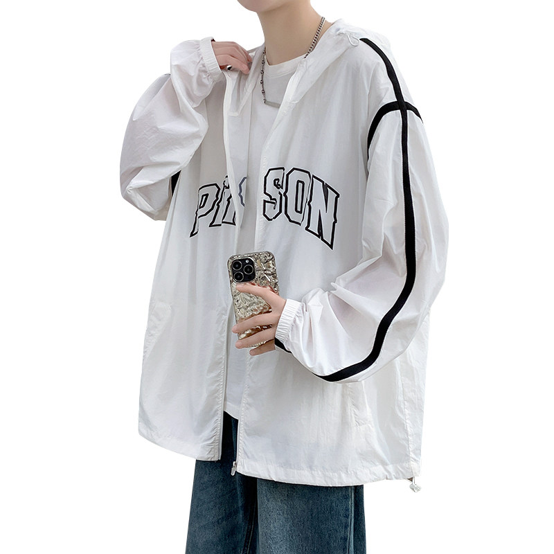冰丝防晒衣男士夏季新款轻薄透气夹克外套皮肤防紫外线防晒服-P38,男装防晒衣,星座1206（原A206）