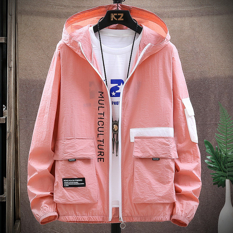 主推2023新款防晒衣男士韩版潮流碎花防晒服外套上衣F2082-P25,男装夹克,星座1206（原A206）