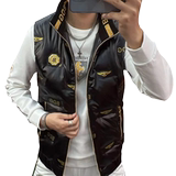 抖音直播2024新款羽绒马甲欧货款宾利YR08837-P90，男装羽绒服，星座1206（原A206）