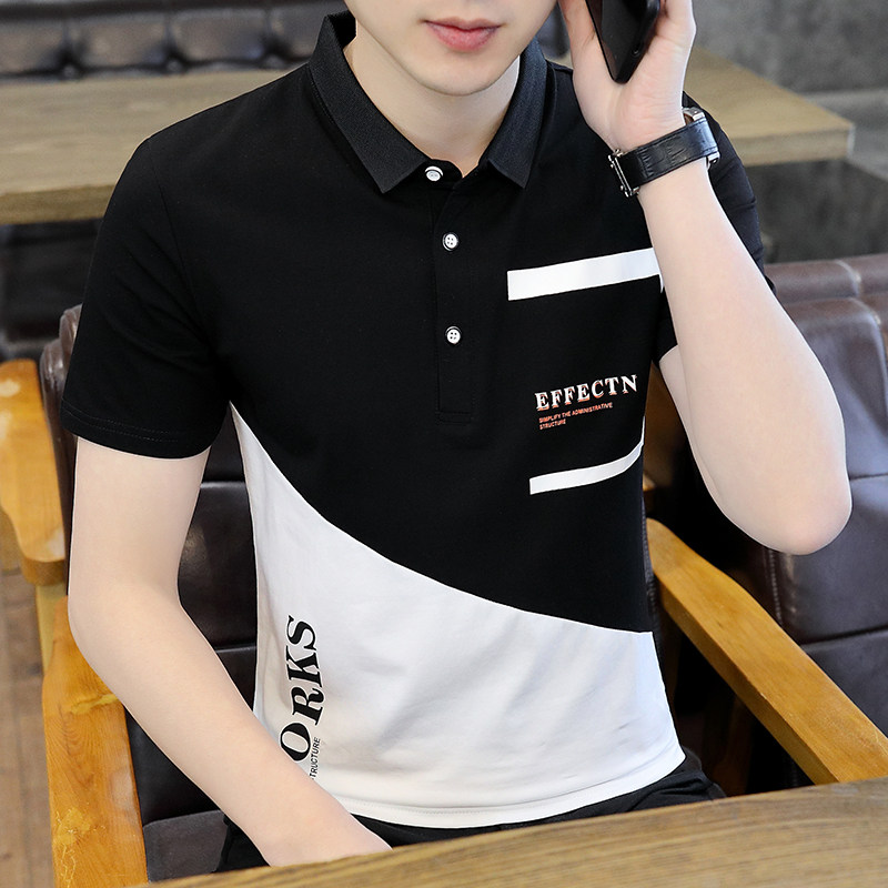2023年夏季新款短袖Polo衫男时尚休闲百搭T恤YJYF5803-P37,男装Polo衫,星座1206（原A206）
