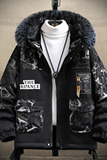 冬季主推男士加绒加厚时尚韩版百搭保暖派克服外套TM9907-P135，男装棉衣，星座1206（原A206）