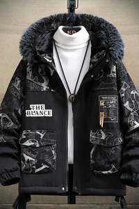 冬季主推男士加绒加厚时尚韩版百搭保暖派克服外套TM9907-P135图片