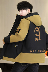 2023新款男士冬季兔毛加绒加厚夹克外套青少年棉衣男JK8802-P83图片