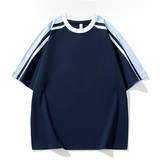 美式防晒男士短袖t恤2025新款夏季宽松半袖体恤上衣服HH5710-P25，男装防晒衣，星座1206（原A206）