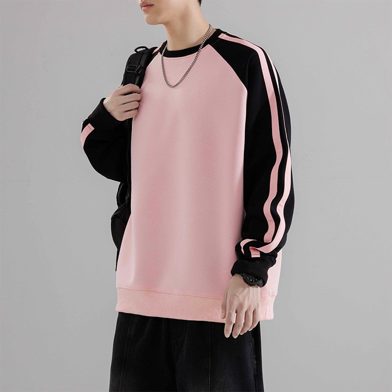 重磅纯色卫衣T恤男宽松春秋款卫衣圆领内搭打底衫男HH8891-P35,男装T恤,星座1206（原A206）