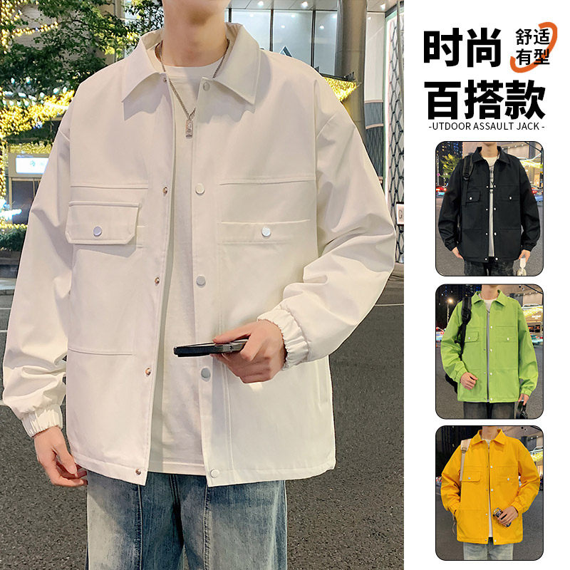 春秋季韩版潮流大码M-8XL男装夹克休闲百搭工装外套YY2516-P70,男装夹克,星座1206（原A206）