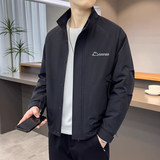 2025秋季新款翻领帅气工装青年夹克百搭时尚潮流上衣GH008-P65，男装夹克，电商A206