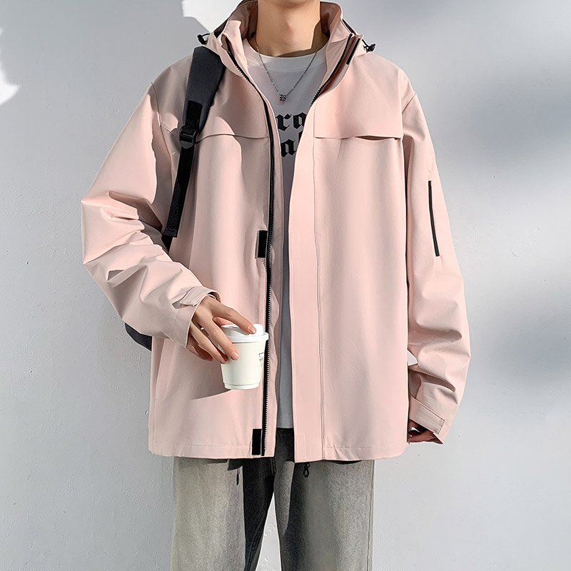 新款男女高品质户外登山服青少年学生冲锋衣夹克外套HH6606-P65,男装夹克,星座1206（原A206）