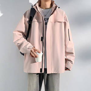 新款男女高品质户外登山服青少年学生冲锋衣夹克外套HH6606-P65图片