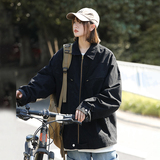 2025春秋季男纯棉潮流穿搭外套港风夹克男透气机车风GS6392-P105，男装夹克，星座1206（原A206）