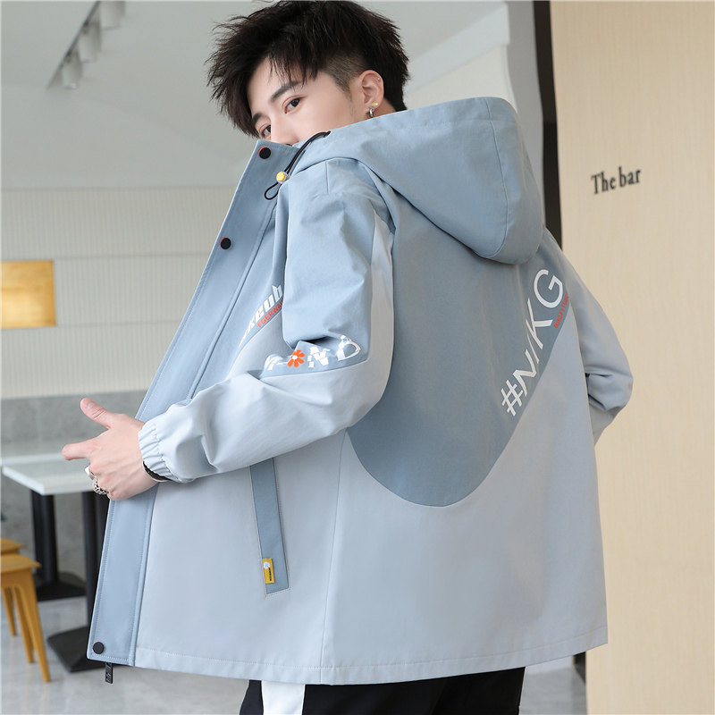 春季新款男装休闲外套上衣小香风韩版潮流翻领夹克男JK9916-P55图片