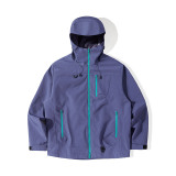 新款男女高品质户外登山服青少年学生冲锋衣夹克外套HS6633-P80，男装夹克，电商A206