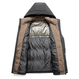 男士短款羽绒服冬季保暖爸爸中老年冬装时尚立领外套HL23127-P240，男装羽绒服，星座1206（原A206）