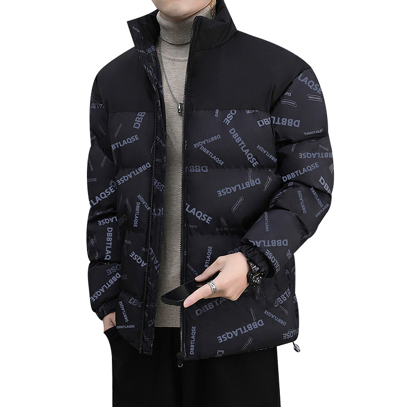新款男士外套冬季羽绒棉服棉衣韩版帅气加厚棉袄立领韩版棉衣-P50,男装棉衣,星座1206（原A206）