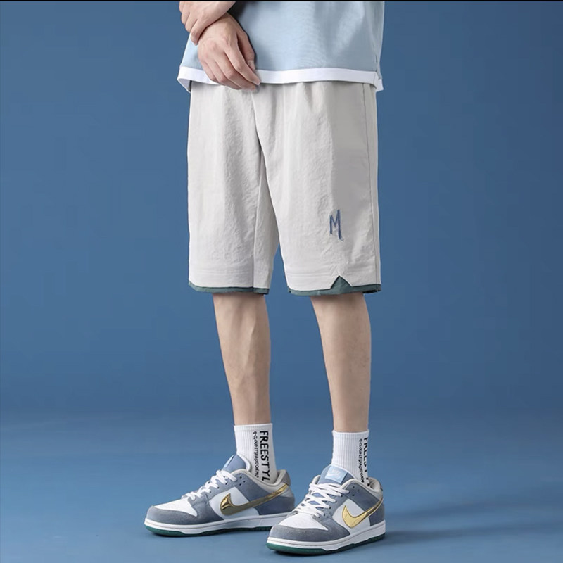 2023夏季短裤宽松运动裤中裤五分裤休闲裤跑步速干DK108-P13,男装休闲裤,星座1206（原A206）