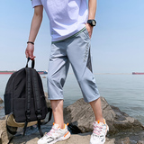 2023夏季新款青年休闲七分裤印花工装裤男运动裤潮男K044-P25，男装休闲裤，星座1206（原A206）