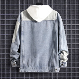 2025春季牛仔外套韩版特宽松显瘦拼接牛仔夹克外套NZ8212-P75，男装工装外套，星座1206（原A206）