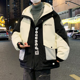 【】冬款男新款宽松潮流棉服学生加厚连帽外套YCGW7717-P115，男装棉衣，星座1206（原A206）