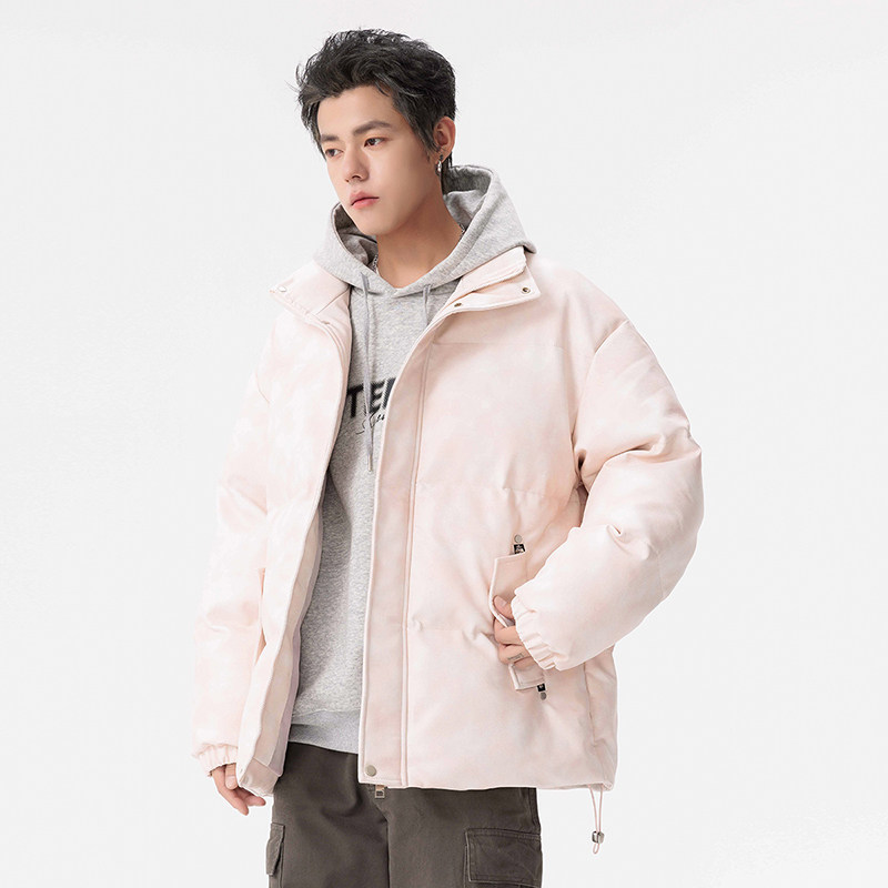 男装美式休闲冬新宽松做旧水洗皮衣棉衣棉服情侣外套GS8170-P115，男装皮衣，星座1206（原A206）