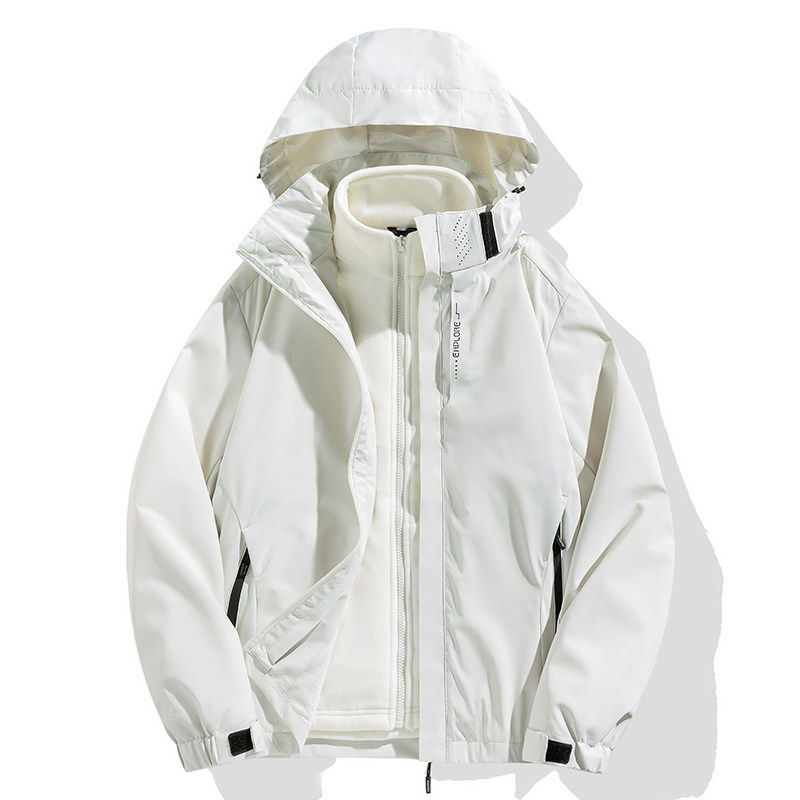 2025冬季新款保暖冲锋衣连帽外套男女款三合一户外服6266A-P80,男装夹克,星座1206（原A206）
