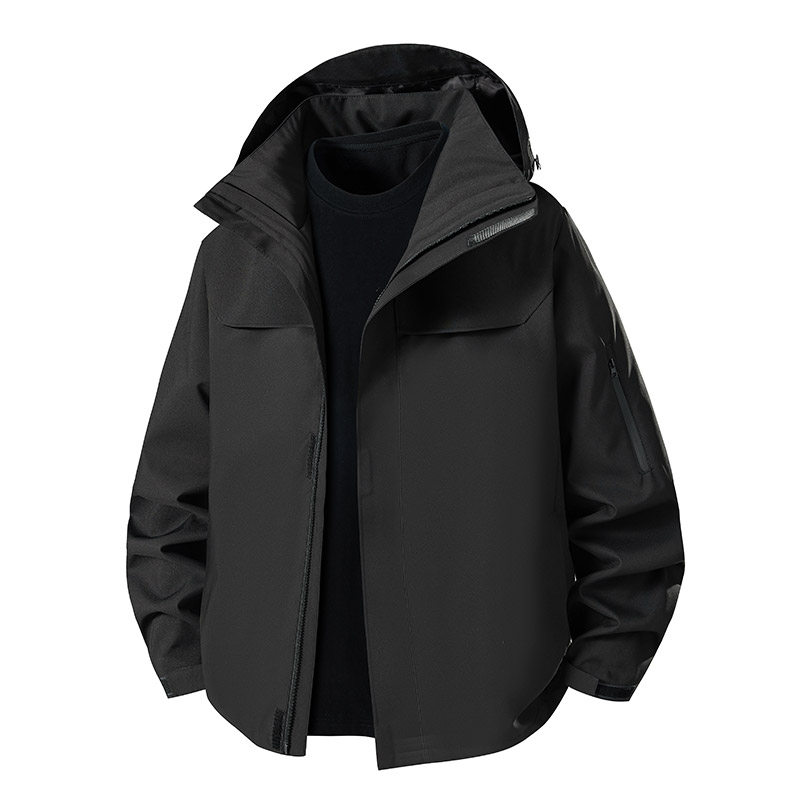 新款男女高品质户外登山服青少年学生冲锋衣夹克外套HS6606-P65,男装夹克,星座1206（原A206）