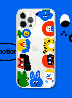 和风猫饭小怪兽适用情侣苹果17promax/16promax/1514手机壳iphonexs max 11透明8plusmate60pro