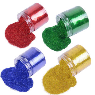 150g金粉diy手工玫瑰花专用闪光粉亮粉宝蓝红色银色绘画金葱粉沙