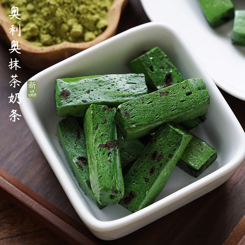 夏午三点  抹茶奥利奥味奶条牛轧糖奶糖好吃的糖果喜糖办公室零食