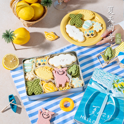 高颜值！晴日曲奇礼盒夏午三点