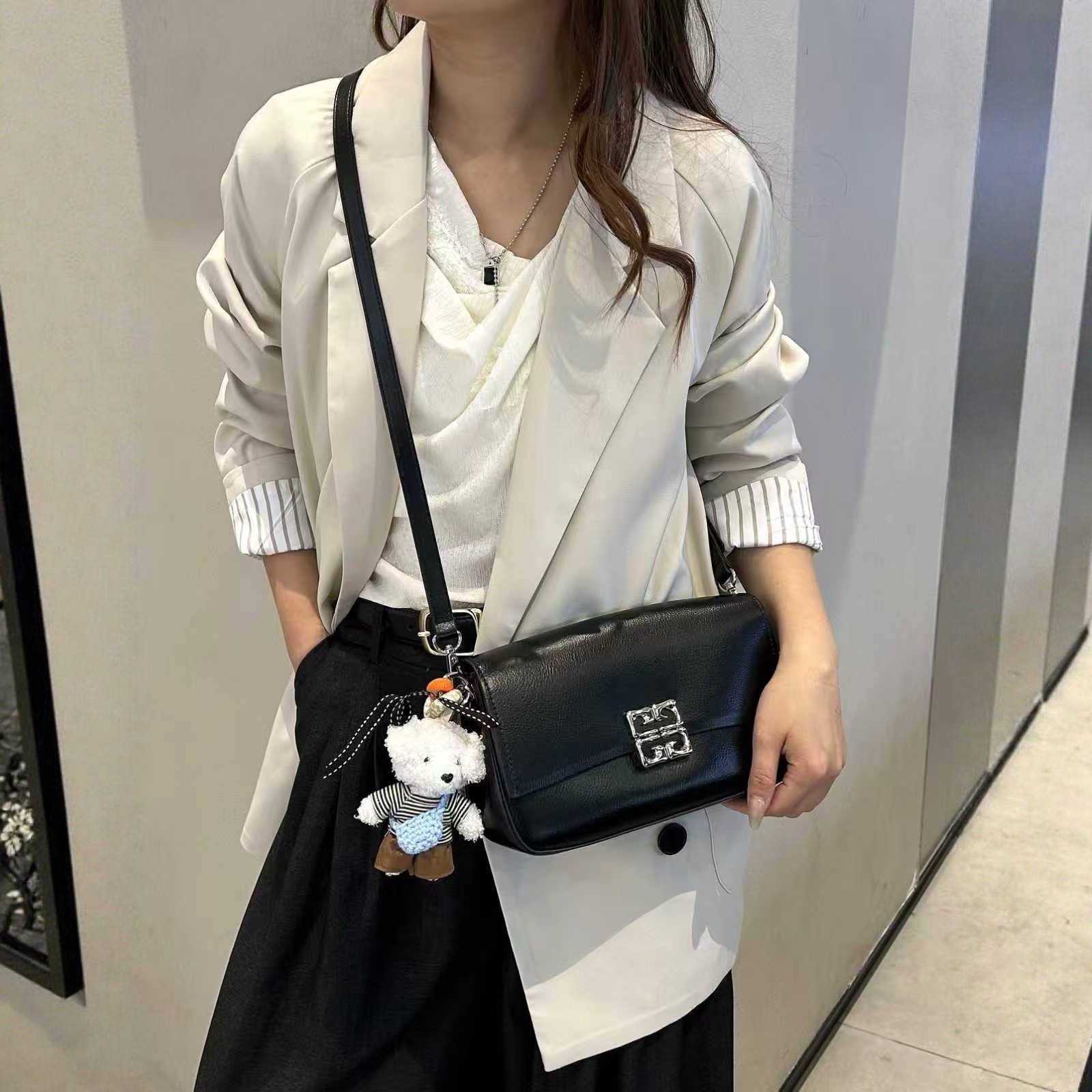 MEATEA轻奢小众链条包女2026春季新款链条百搭单肩斜挎小方包,箱包皮具/热销女包/男包,小方包,淘宝优惠券,粉丝福利购,淘宝优惠卷