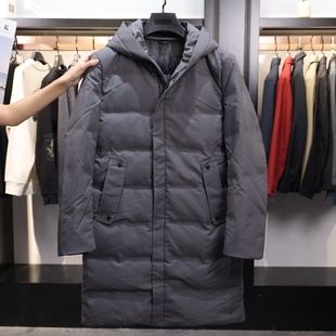 【H家】撤标撤柜！2025年冬季男士新款时尚连帽时尚中长款羽绒服