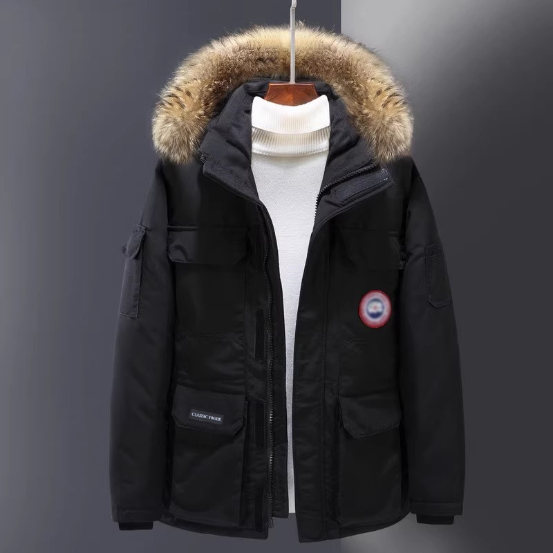 一线撤柜品牌冬季经典款工装棉服外套男女款加厚保暖马匹棉棉衣潮