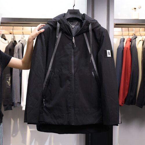 【H家】撤标撤柜！2025冬季防风连帽耐寒保暖潮流时尚休闲羽绒服