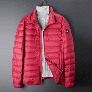 【豆家】撤标撤柜!2025秋冬男士新款休闲轻薄保暖立领羽绒服外套