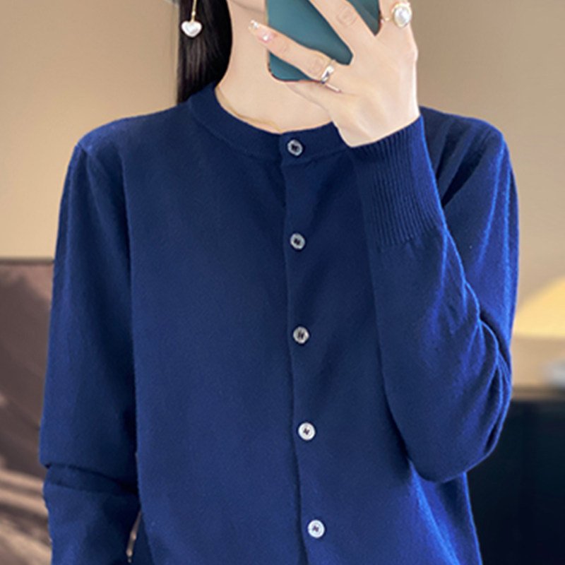 撤柜撤标(A)纯色百搭针织开衫外套女春秋外搭洋气大码女装上衣,女装/女士精品,毛针织衫,淘宝优惠券,粉丝福利购,淘宝优惠卷