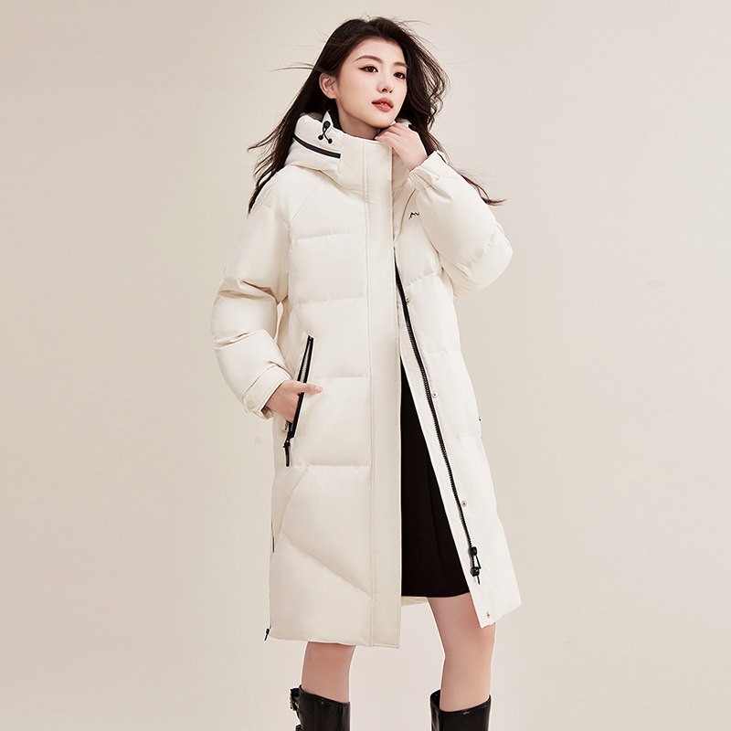 【雅家】撤标撤柜！2025秋冬女士新款加厚韩版洋气过膝连帽羽绒服,女装/女士精品,羽绒服,淘宝优惠券,粉丝福利购,淘宝优惠卷