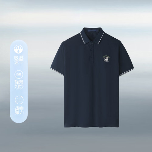 【H家】撤标撤柜！2026夏刺绣翻领凉感龙腾九州IP系列短袖POLO衫