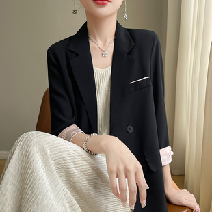 女装 时尚 外套女春秋外搭洋气大码 上衣 气质女士西装 撤标撤柜