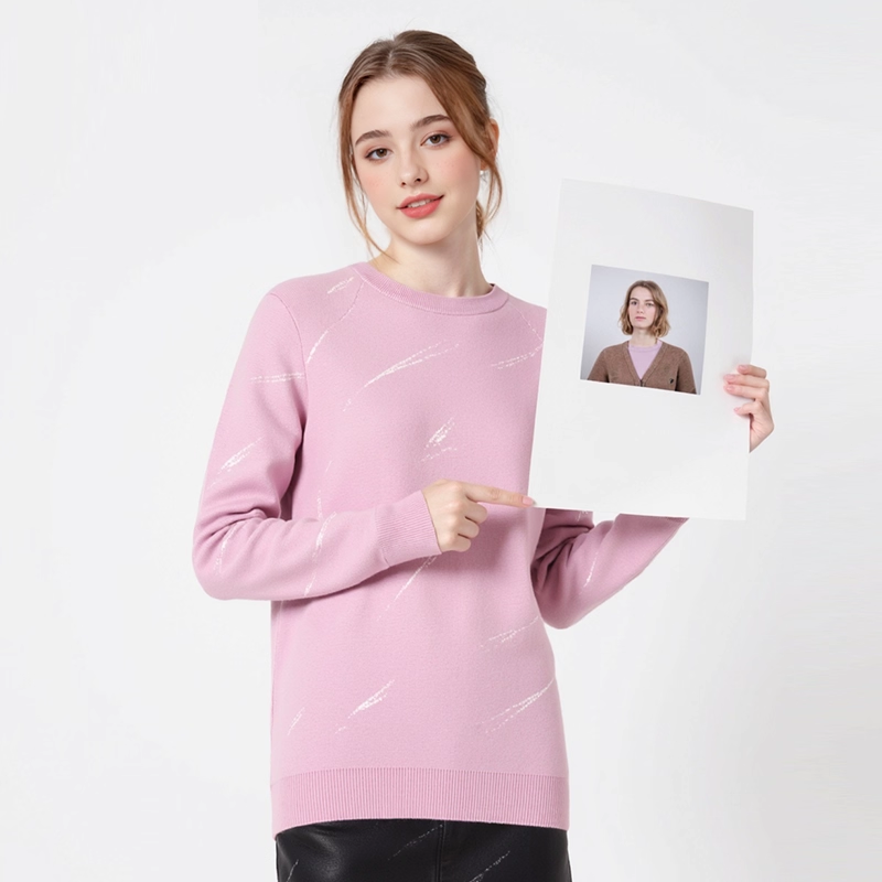 【H家】撤标撤柜！2025秋款女士品质百搭休闲显瘦舒适圆领针织衫