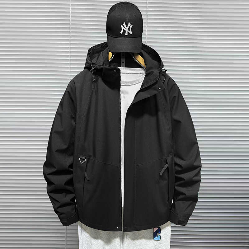 户外时尚男女款单层冲锋衣