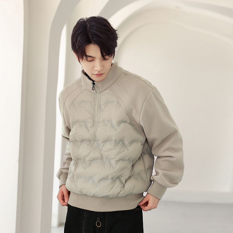 撤标撤柜！2025年秋冬男士新款休闲时尚舒适保暖轻薄立领羽绒服