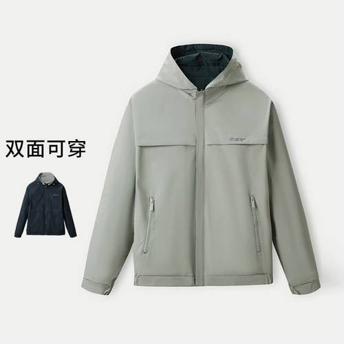 【H家】撤标撤柜！2025秋冬男士新款可脱卸帽休闲双面穿全能夹克