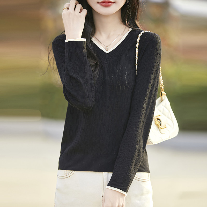 2025新款爆款时尚洋气短款针织衫