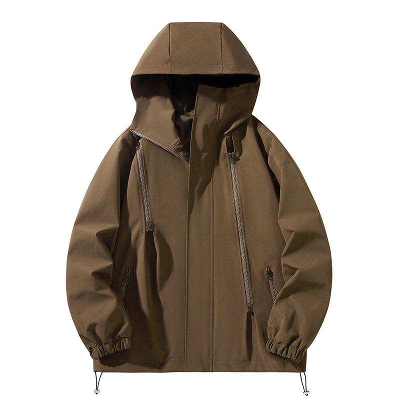 外贸大牌正品2024春季新款时尚情侣户外轻运动登山服拉链机能外套